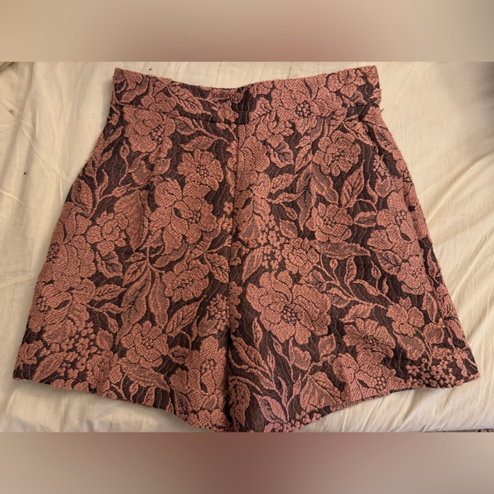 & OTHER STORIES Paris Atelier Jacquard Shorts Size 4 - Picture 5 of 7